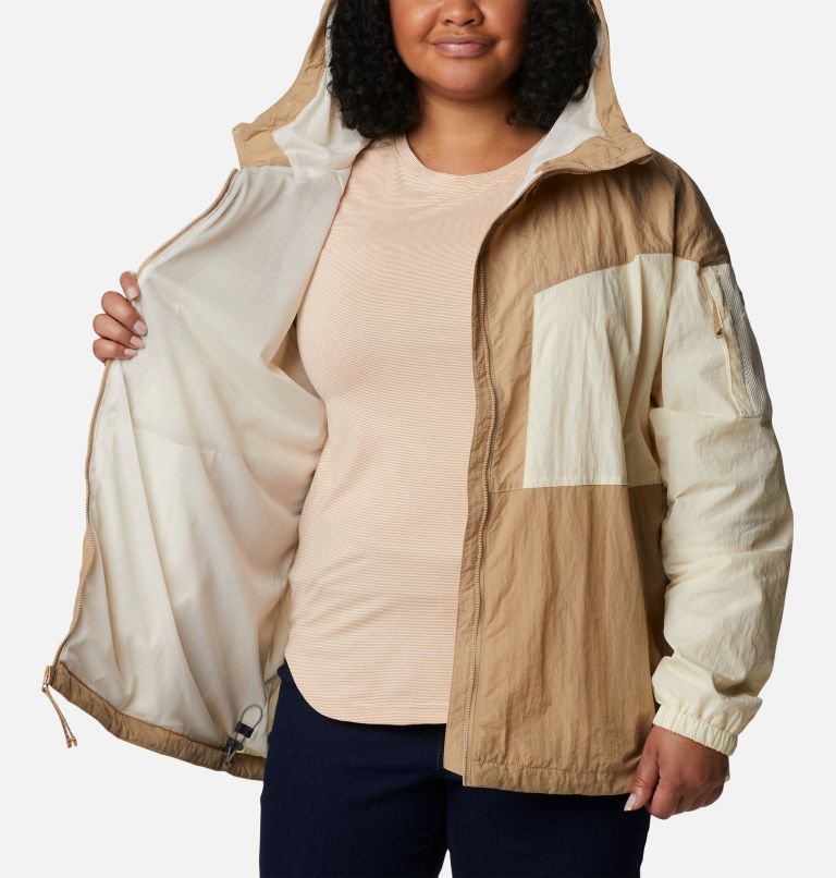 Jacheta Columbia Wallowa Park Captusite Dama Bej Maro | Plus Size KLM081Z9Q